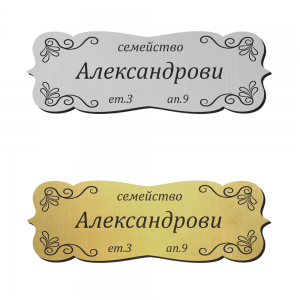 Табелка за врата 25